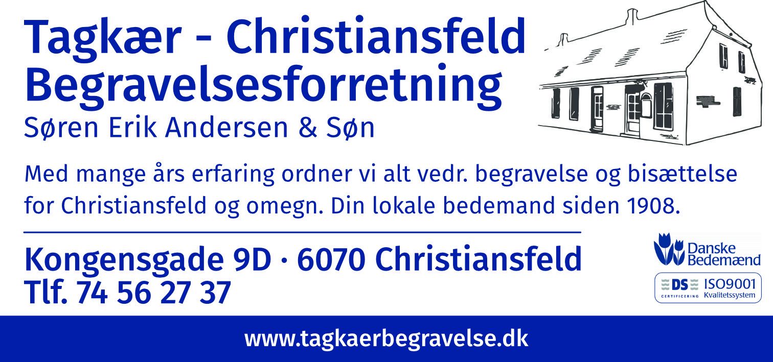 Tagkær – Christiansfeld Begravelsesforretning